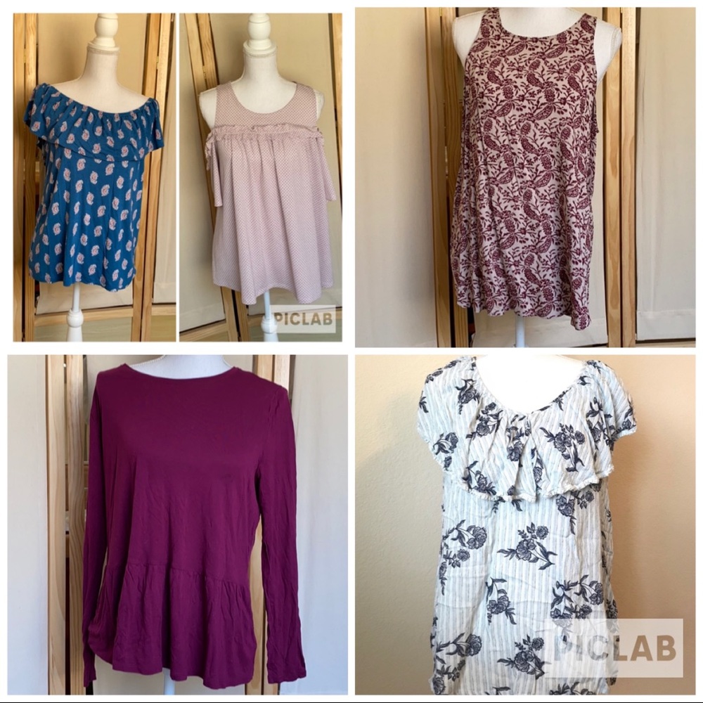 Bundle of Five Tops